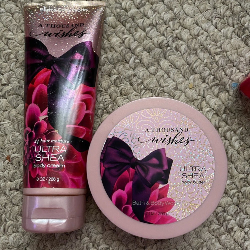 , a thousand wishes Body butter and lotion